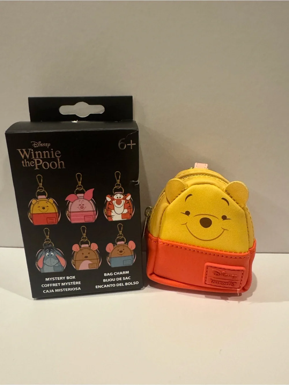 Loungefly Winnie the Pooh Yellow and Orange Mini Backpack Charm